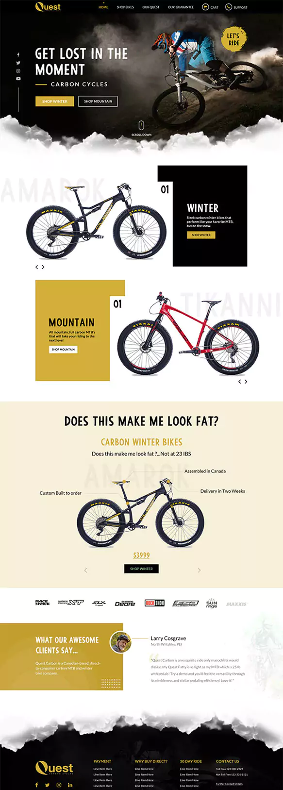 Portfolio Shopify ecommerce storefront screenshot