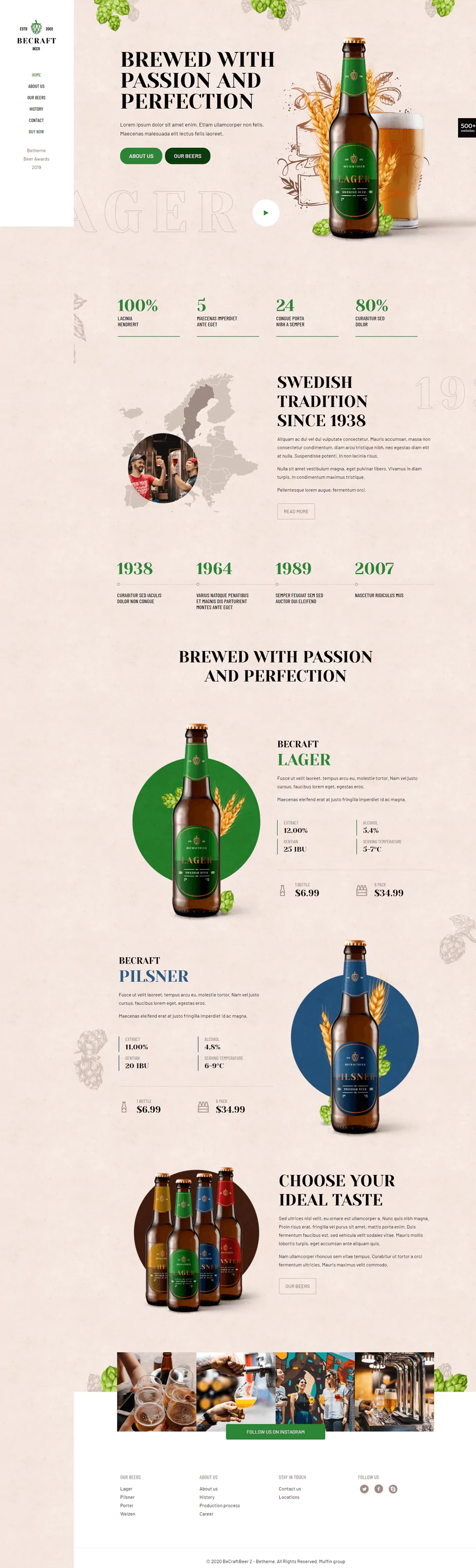 Portfolio Shopify ecommerce storefront screenshot